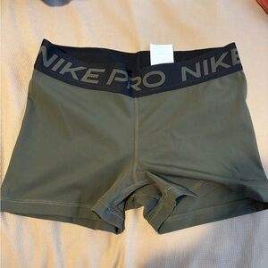 Nike Women's Green Athletic Shorts